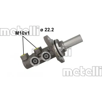 Maître-cylindre de frein METELLI 05-1163