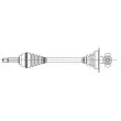 METELLI 17-1224 - Arbre de transmission avant gauche