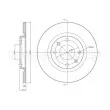 METELLI 23-0401C - Jeu de 2 disques de frein avant