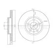 Jeu de 2 disques de frein avant METELLI [23-0402]