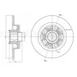 METELLI 23-0692 - Jeu de 2 disques de frein arrière