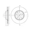 METELLI 23-0794C - Jeu de 2 disques de frein avant