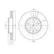 METELLI 23-0798 - Jeu de 2 disques de frein avant