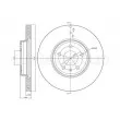 METELLI 23-0917C - Jeu de 2 disques de frein avant