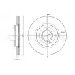 METELLI 23-0975C - Jeu de 2 disques de frein avant