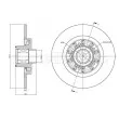 METELLI 23-1196 - Jeu de 2 disques de frein arrière