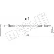 METELLI SU.221 - Contact d'avertissement, usure des plaquettes de frein