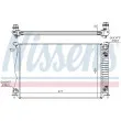 NISSENS 60232A - Radiateur, refroidissement du moteur