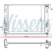 NISSENS 606726 - Radiateur, refroidissement du moteur