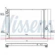 NISSENS 60763 - Radiateur, refroidissement du moteur
