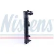 NISSENS 60836 - Radiateur, refroidissement du moteur