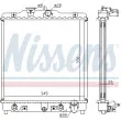 NISSENS 633081 - Radiateur, refroidissement du moteur