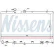 NISSENS 64114 - Radiateur, refroidissement du moteur