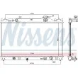 NISSENS 646351 - Radiateur, refroidissement du moteur