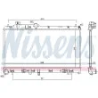 NISSENS 67725 - Radiateur, refroidissement du moteur