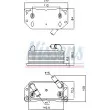 NISSENS 91189 - Radiateur d'huile