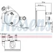 NISSENS 91284 - Radiateur d'huile de boîte automatique