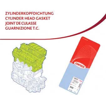 Joint d'étanchéité, culasse CORTECO OEM 223122A700