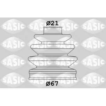 Soufflets de cardan avant SASIC OEM 33209806556