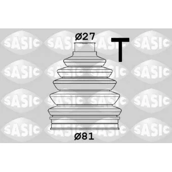 Soufflets de cardan avant SASIC OEM A1693601068