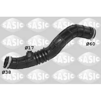 Flexible, alimentation en air SASIC 3334033 pour AUDI A6 1.5 DCI - 65cv