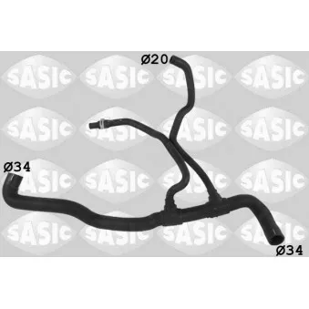 Durite de radiateur SASIC OEM 1337448