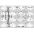 SASIC 6100016 - Jeu de 2 disques de frein avant