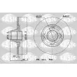 SASIC 6104012 - Jeu de 2 disques de frein arrière