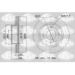 SASIC 6104050 - Jeu de 2 disques de frein avant