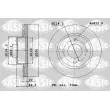 SASIC 6106043 - Jeu de 2 disques de frein avant