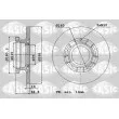 SASIC 6106298 - Jeu de 2 disques de frein arrière