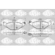 SASIC 6214031 - Jeu de 4 plaquettes de frein arrière