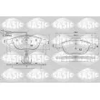 SASIC 6216089 - Jeu de 4 plaquettes de frein avant