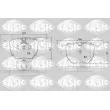 SASIC 6216147 - Jeu de 4 plaquettes de frein avant