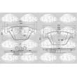 SASIC 6216148 - Jeu de 4 plaquettes de frein avant