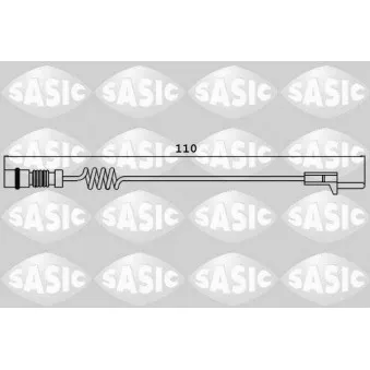 Contact d'avertissement, usure des plaquettes de frein SASIC OEM 2D0919351