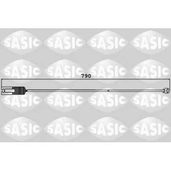 Contact d'avertissement, usure des plaquettes de frein SASIC OEM 34351181344