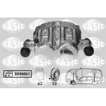 Étrier de frein avant gauche SASIC OEM 71793174