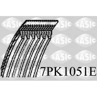 SASIC 7PK1051E - Courroie trapézoïdale à nervures