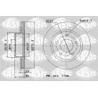 SASIC 9004801J - Jeu de 2 disques de frein arrière