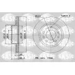 SASIC 9004888J - Jeu de 2 disques de frein avant