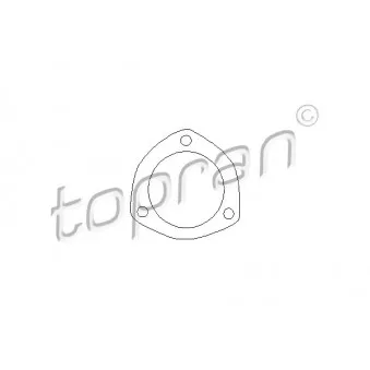 Joint d'étanchéité, tuyau d'échappement TOPRAN 100 187 pour VOLKSWAGEN TRANSPORTER - COMBI 2.0 - 69cv