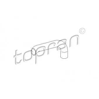 Durite de radiateur TOPRAN [102 566]