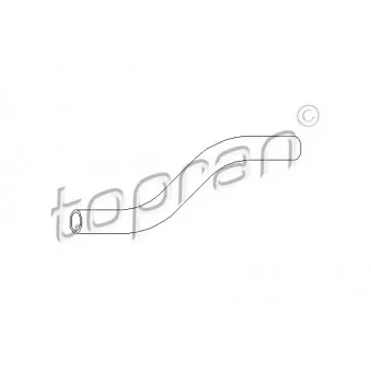 Durite de radiateur TOPRAN [102 567]
