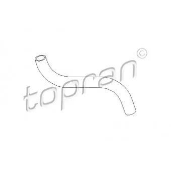 TOPRAN 102 570 - Durite de radiateur