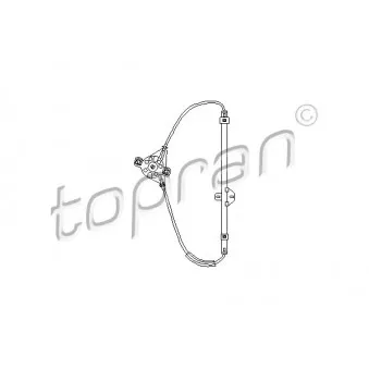 TOPRAN 102 992 - Lève-vitre arrière droit