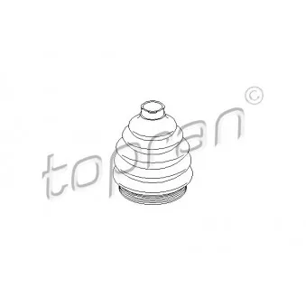 TOPRAN 103 033 - Joint-soufflet, arbre de commande