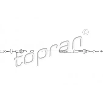 Câble d'accélération TOPRAN 103 081