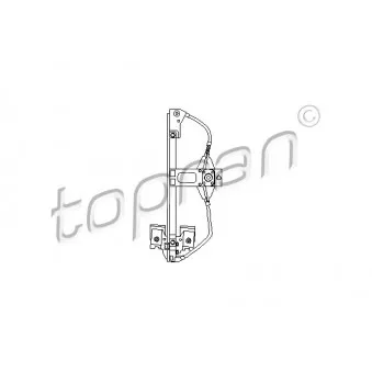 TOPRAN 103 156 - Lève-vitre arrière gauche