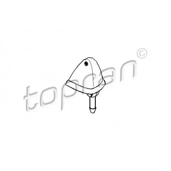 TOPRAN 103 244 - Gicleur d'eau de nettoyage, nettoyage des vitres